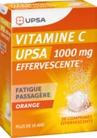 Vitamine C Upsa Effervescente 1000 Mg, Comprimé Effervescent à Plaisir