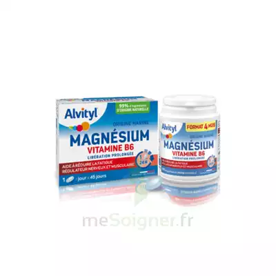 Alvityl Magnésium Vitamine B6 Libération Prolongée Comprimés Lp B/45 à Plaisir
